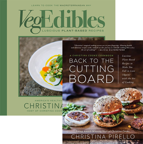 2 Book TV Show Book Special Offer VegEdibles & Back to the Cutting Board
